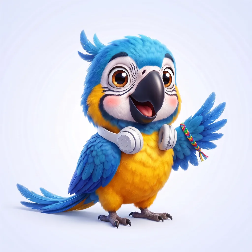 Polly, the mascot